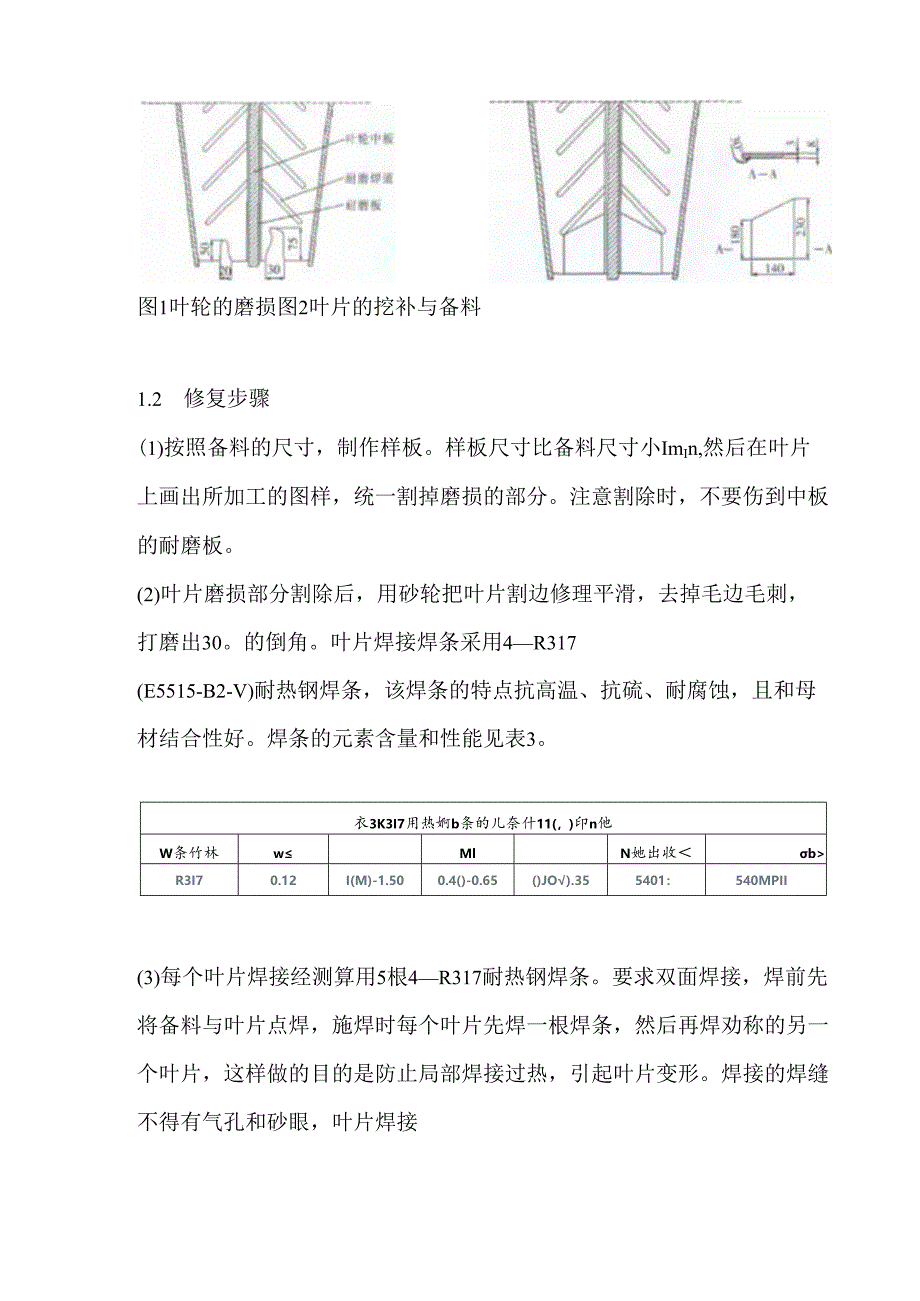 高温风机叶片磨损的修复经验.docx_第3页