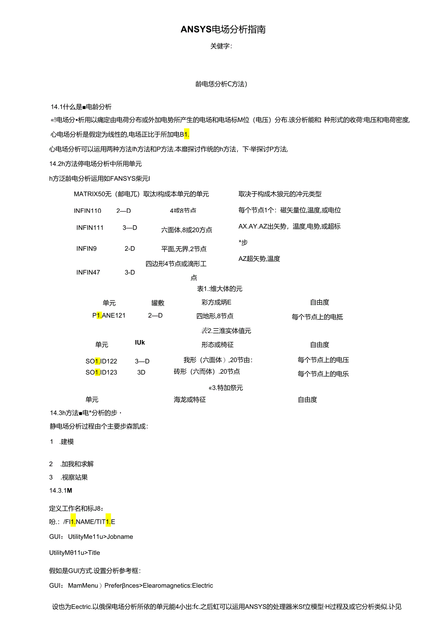 ANSYS电场分析教程经典入门教程.docx_第1页