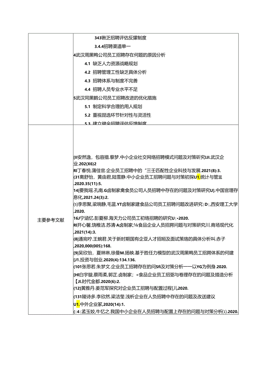 【《武汉周黑鸭员工招聘问题及完善对策》论文任务书】.docx_第2页