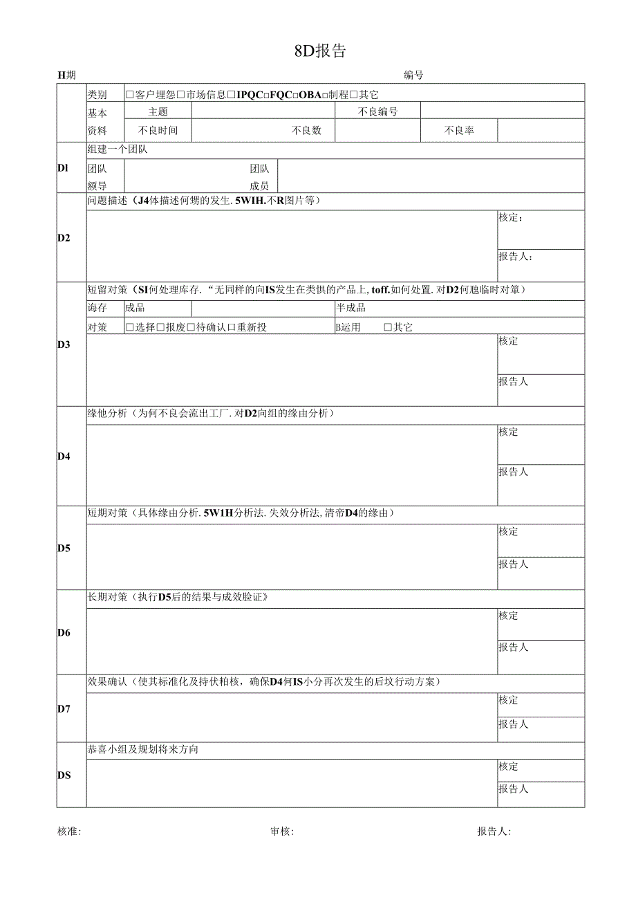 8D报告格式.docx_第1页