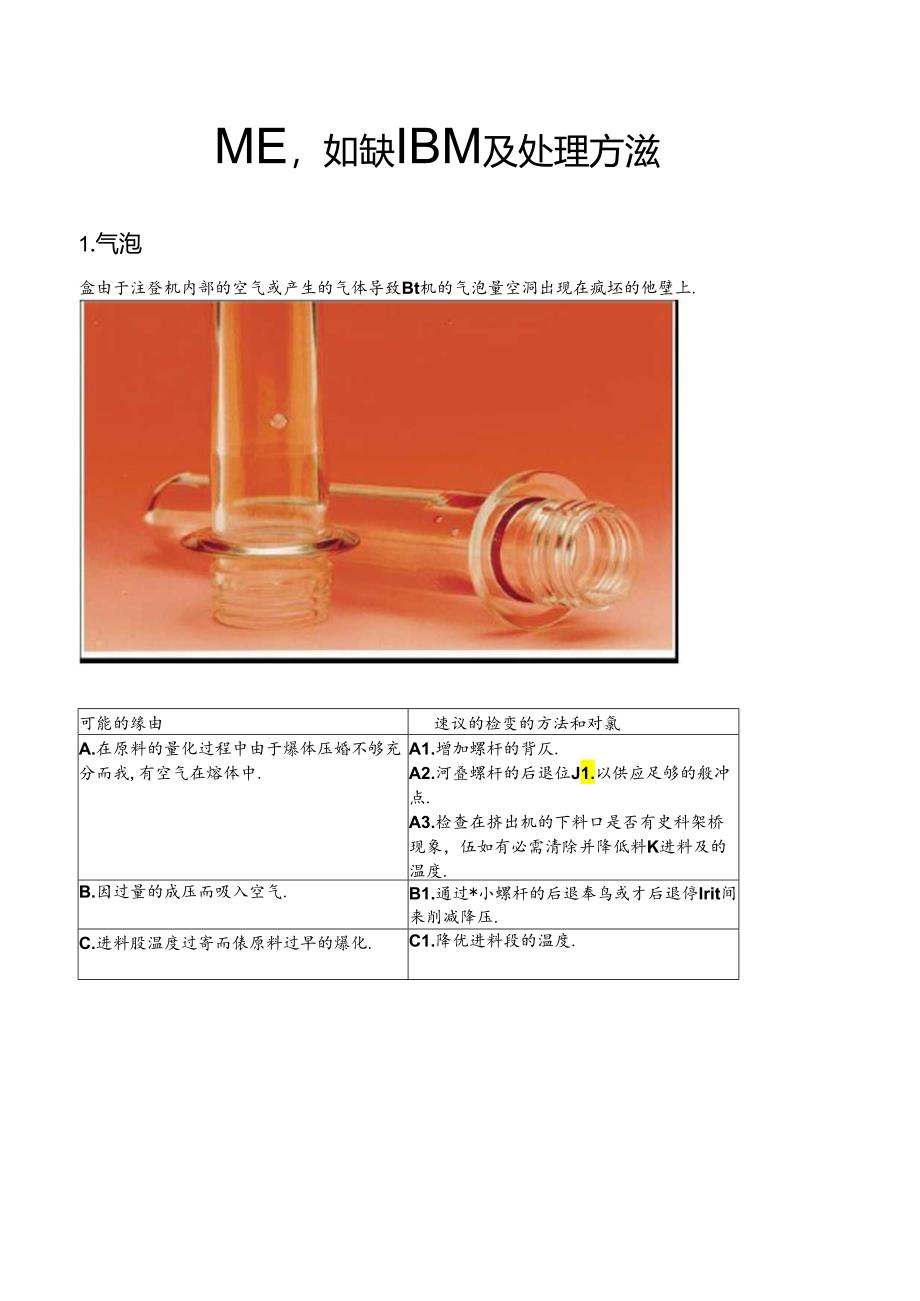 86-瓶胚常见缺陷分析及处理方法.docx_第1页