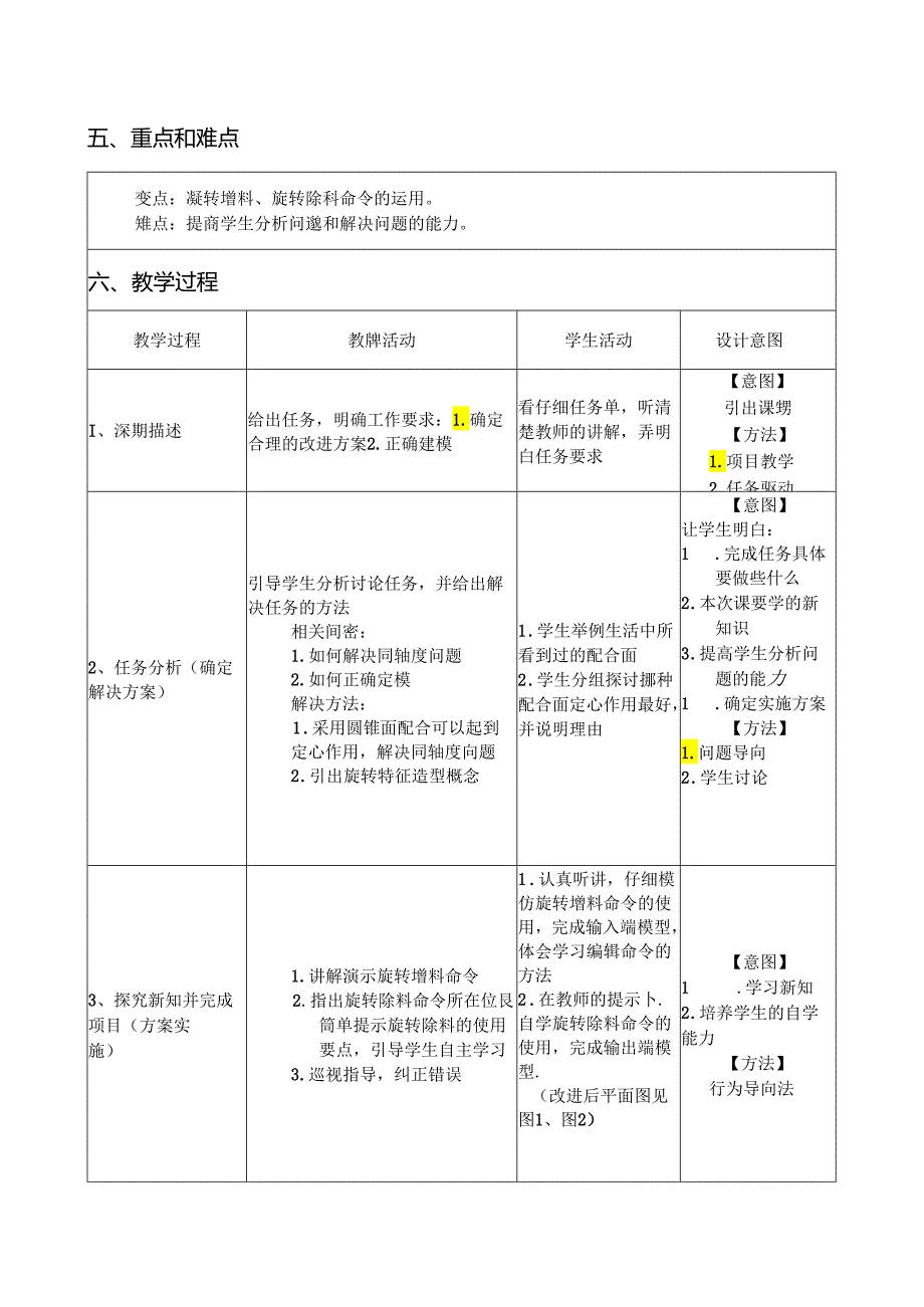 CAXA旋转特征教学设计.docx_第2页