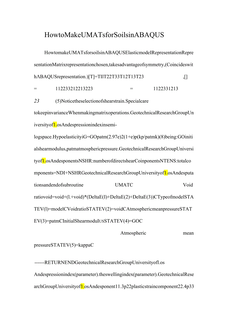 How to Make UMATs for Soils in ABAQUS_0.docx_第1页