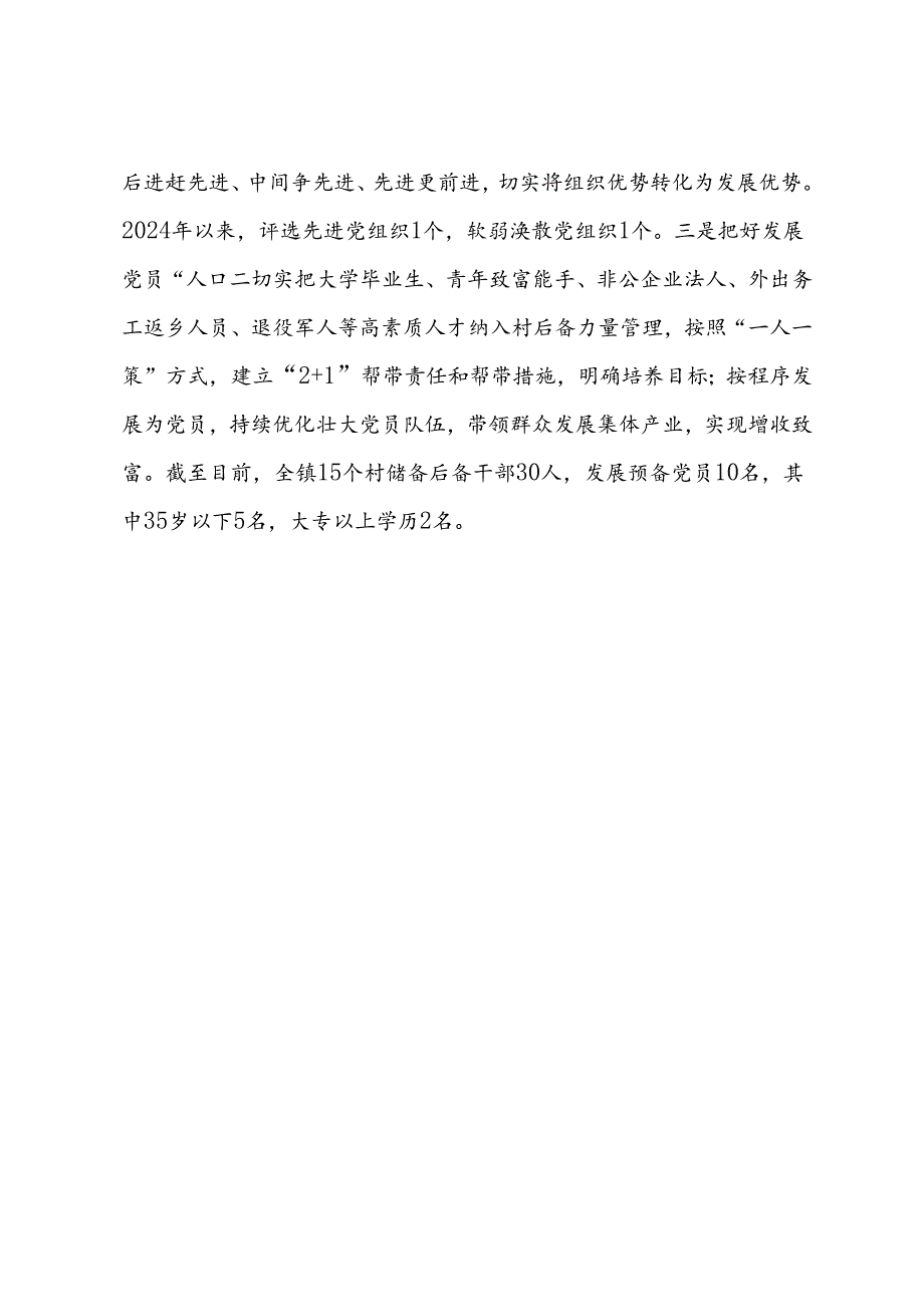 镇党委书记党建经验交流材料：党建领航振兴路 实干谱写新篇章.docx_第3页