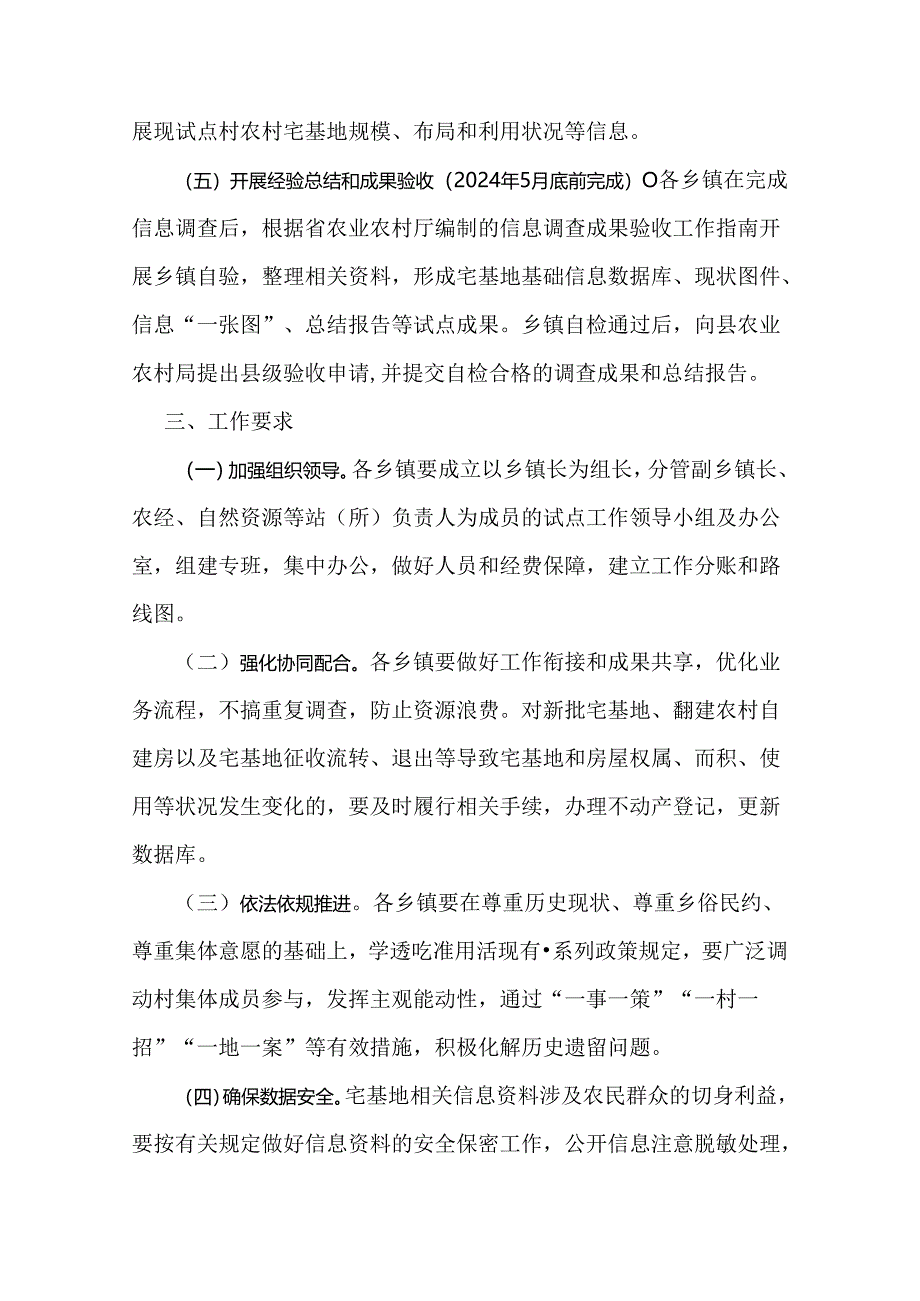 翼城县宅基地基础信息调查先行试点工作实施方案.docx_第3页