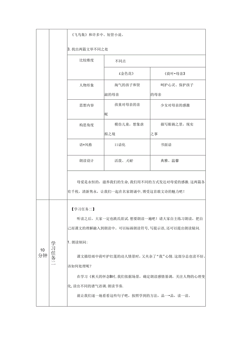 《荷叶母亲》教案.docx_第2页