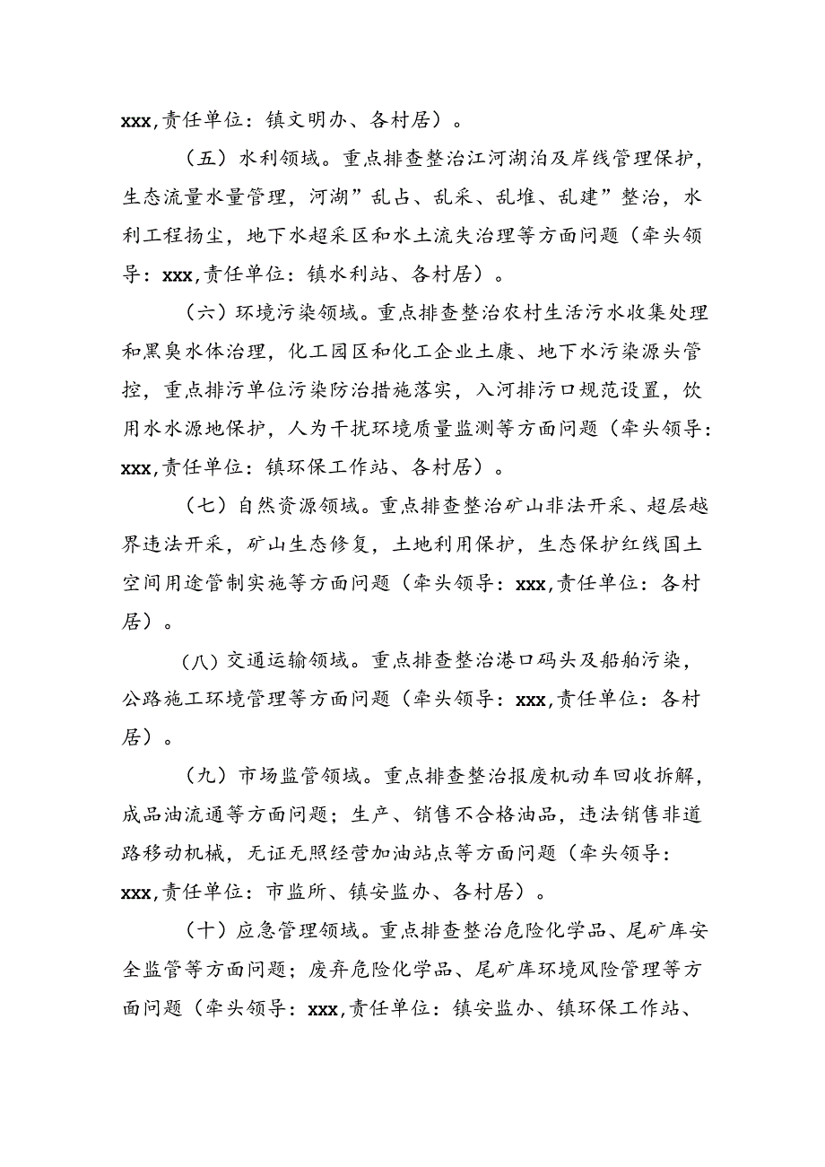 镇排查整治突出生态环境问题工作方案.docx_第2页