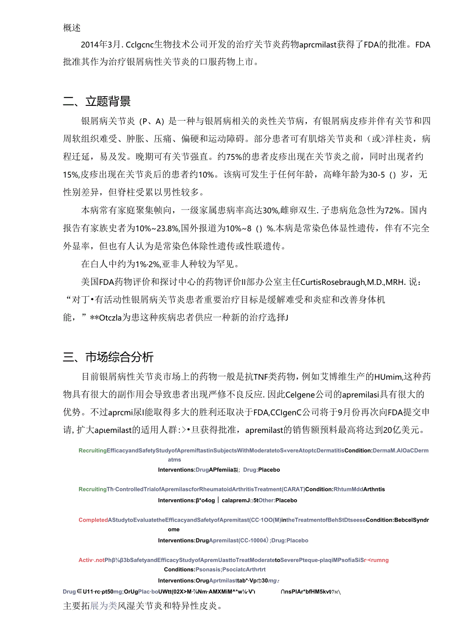 APREMILAST(阿普斯特)项目简介.docx_第3页