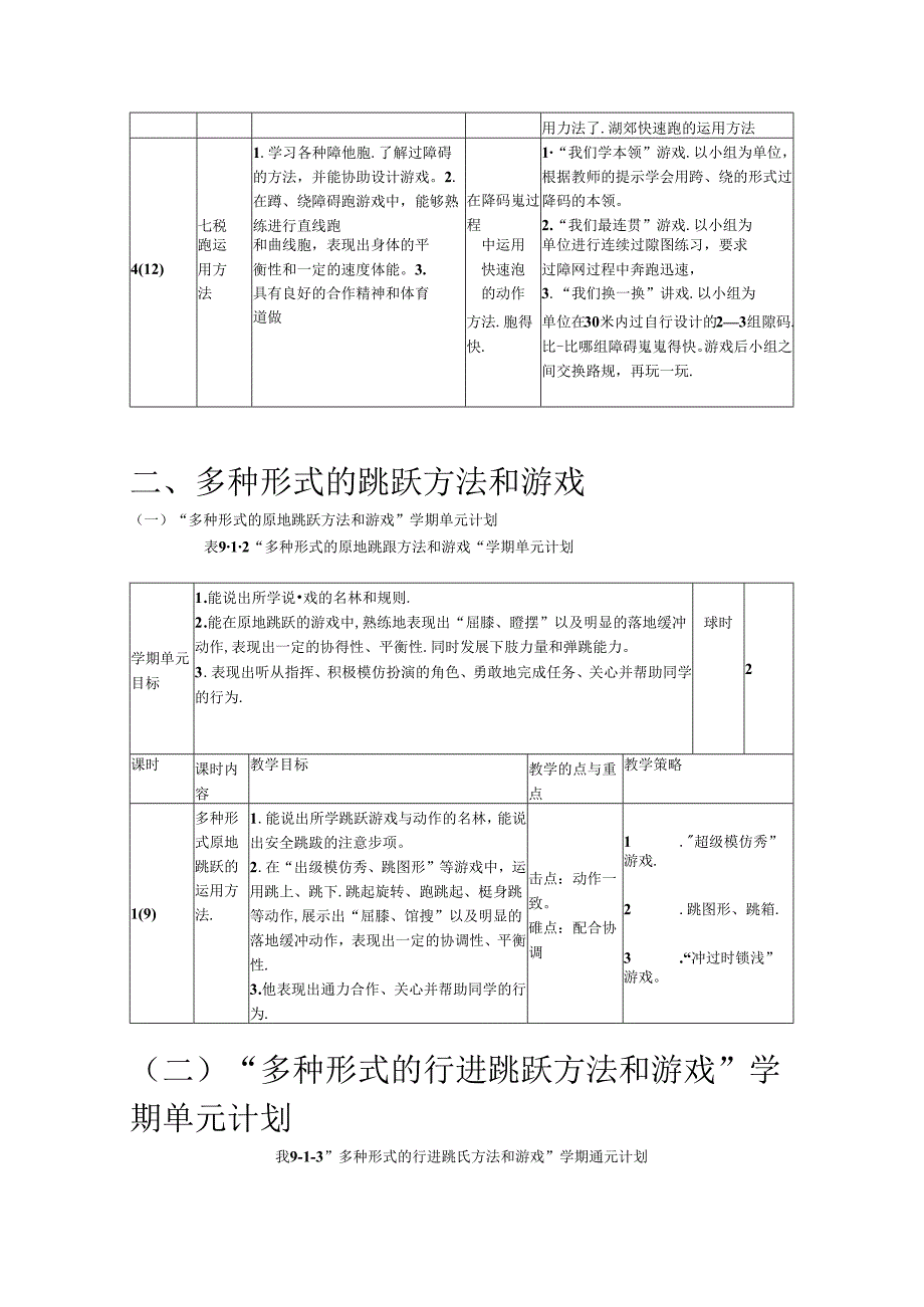 小学体育教学：二年级第一学期教学计划.docx_第2页