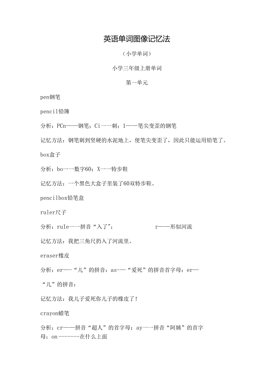 Leo教你记单词,超右脑图像记忆法.docx_第1页