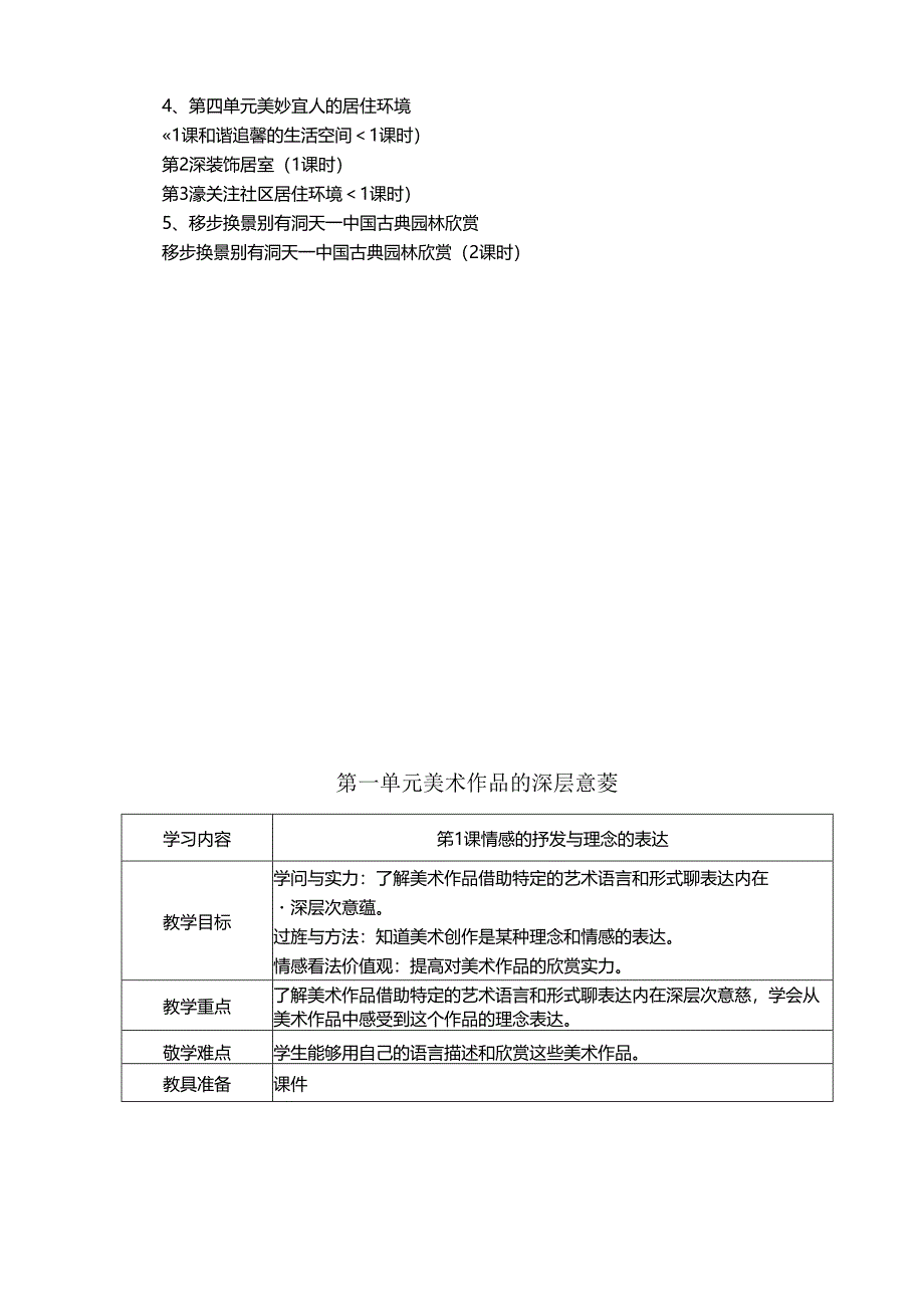 2024人教版八年级下册美术教案及计划.docx_第3页