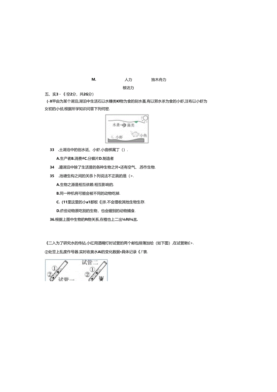 最新（教科版）小学五年级科学下册期末检测试卷（三）（附答案）.docx_第3页