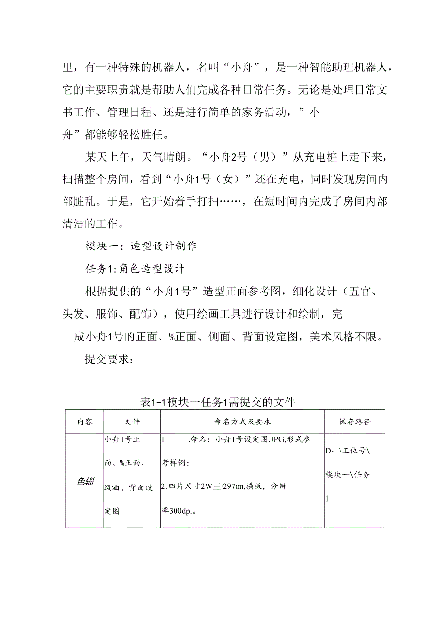 全省职业院校技能大赛中职组“动漫制作 ”赛项样题.docx_第3页