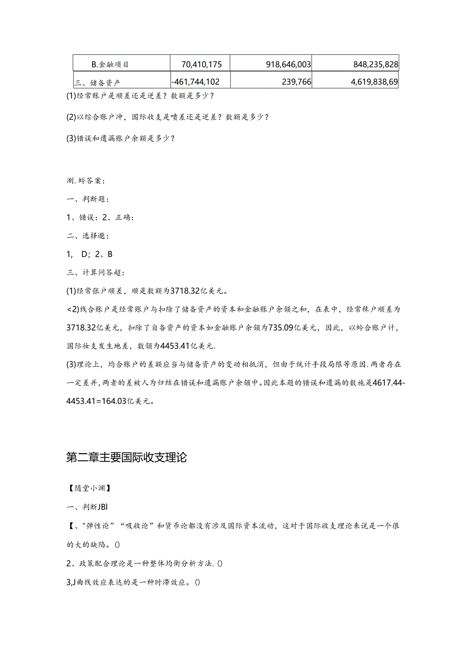 国际金融 随堂测验及答案 刘园.docx_第2页