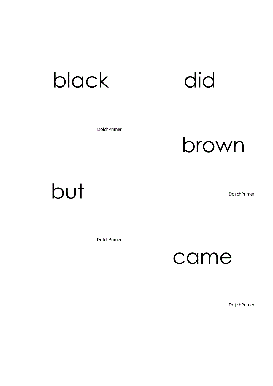 flash primer自然拼读sight words卡片.docx_第3页