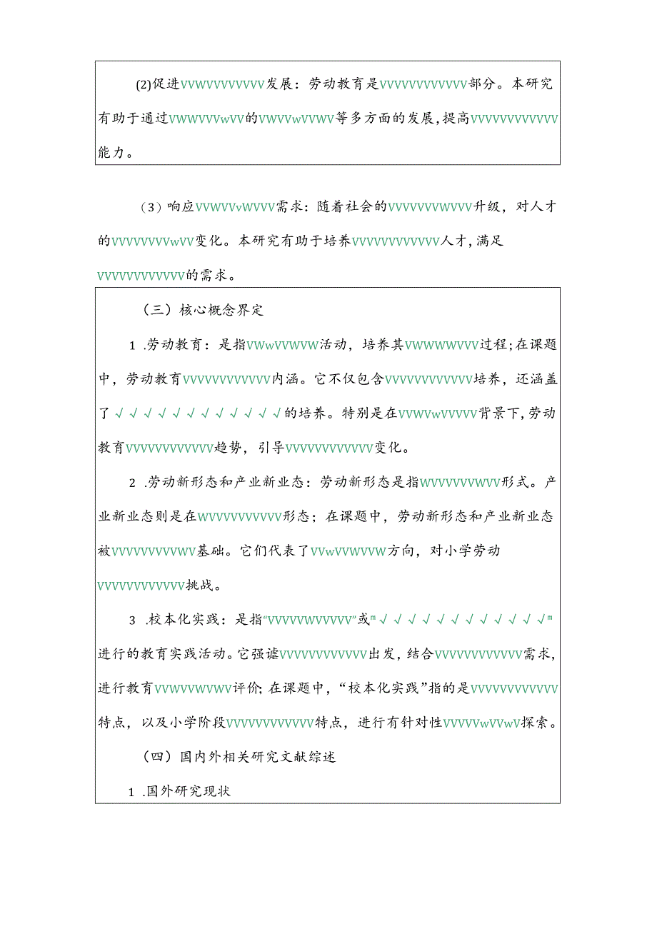 课题申请书论证部分模板参考《基于劳动新形态和产业新业态的小学劳动教育校本化实践路径研究》.docx_第3页