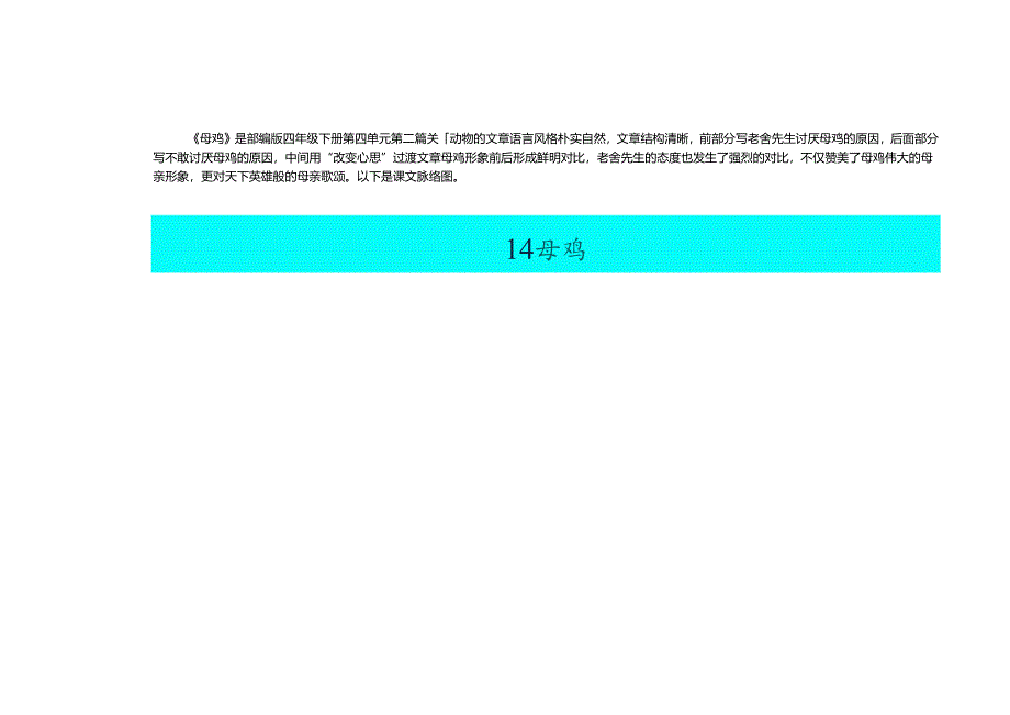 精读引领课：《母鸡》教学设计.docx_第2页