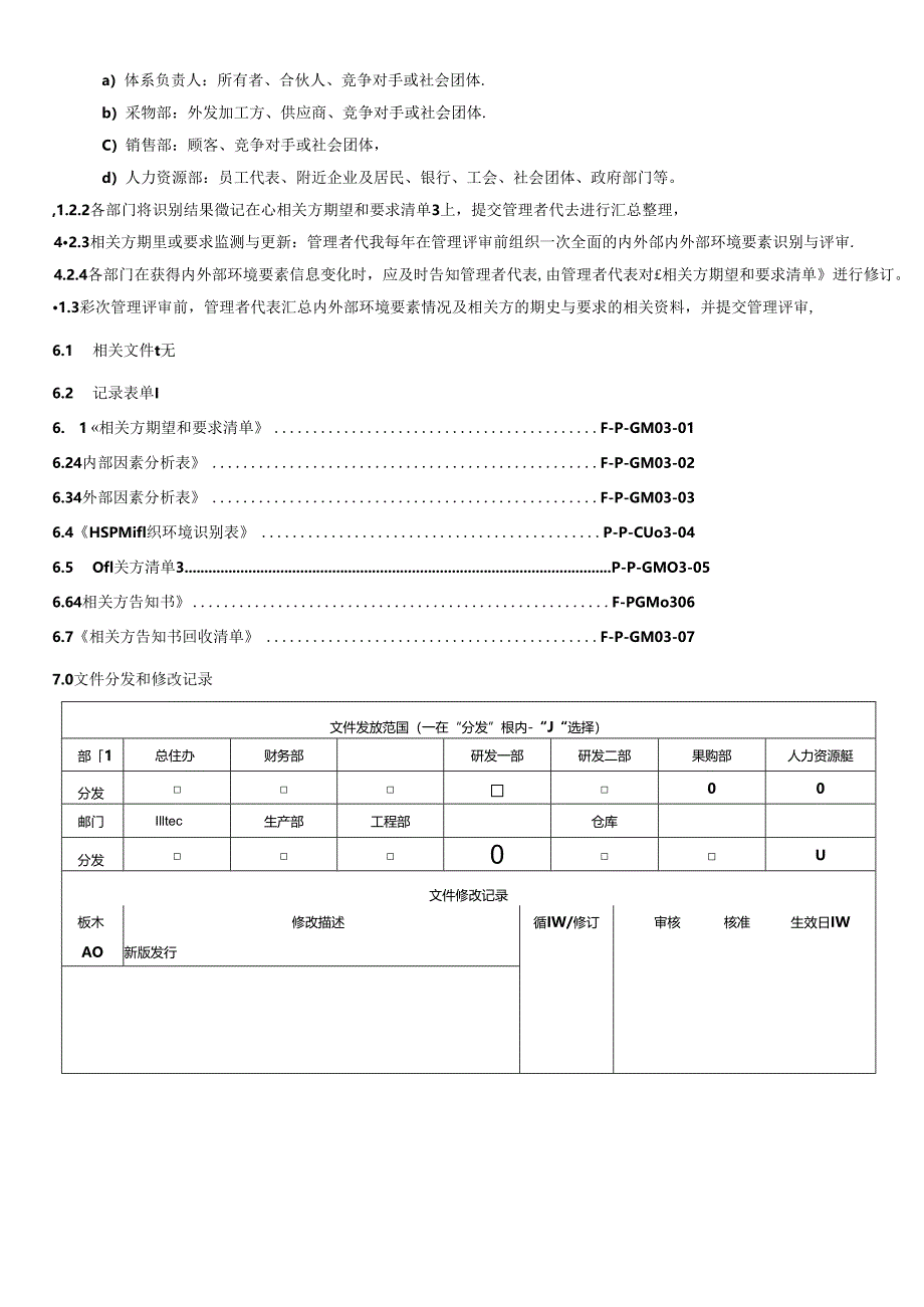 三体系- 组织环境与相关方需求和期望控制程序.docx_第3页