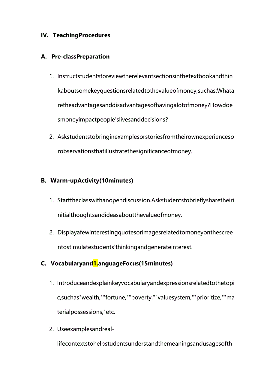 人教版（2019）必修 第三册Unit 5 The Value of Money Listening and Talking 教学设计.docx_第2页