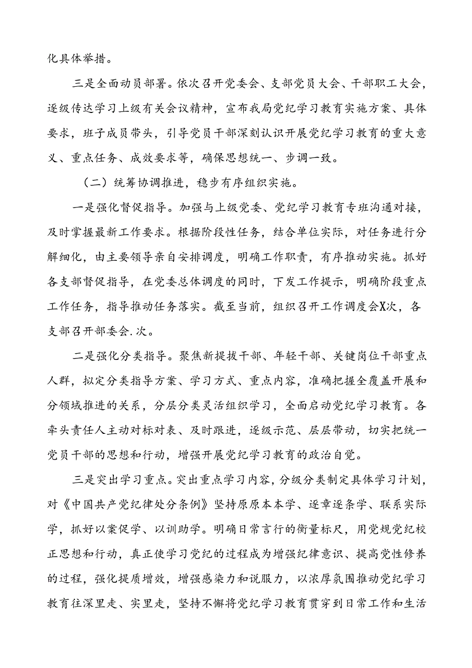 2024年党纪学习教育的情况报告精选范文二十三篇.docx_第2页