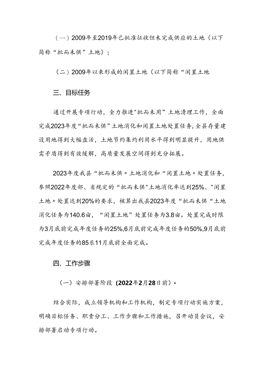 翼城县2023年度清理“批而未用”土地专项行动实施方案.docx_第2页