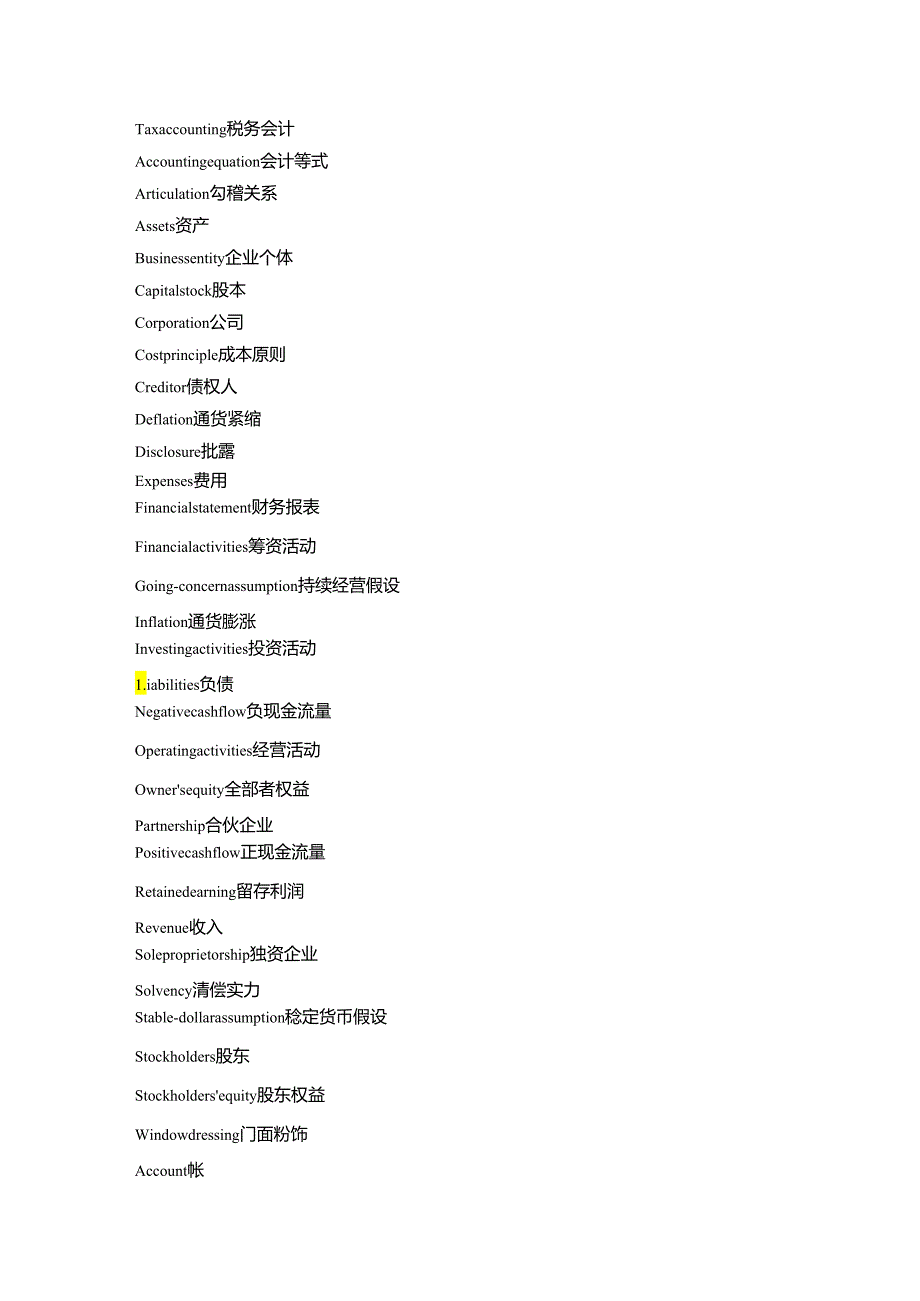 Accounting_Terms常用会计词汇中英对照.docx_第2页