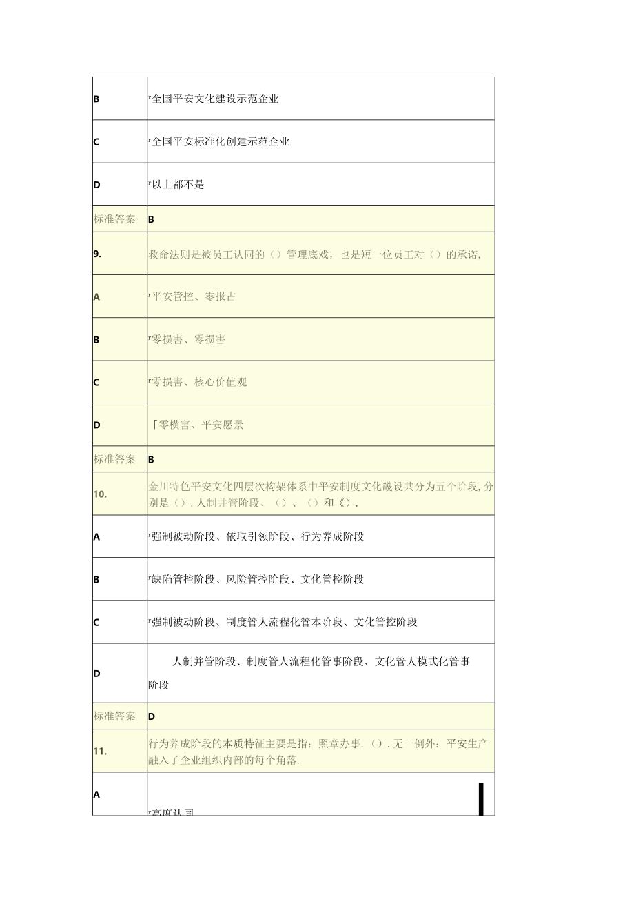 2024热电公司全员安全培训在线自主考试单选题.docx_第3页