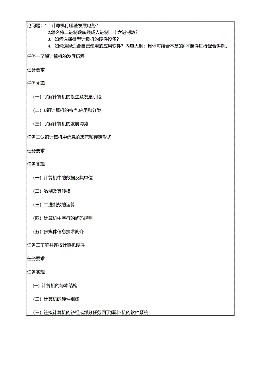 大学计算机基础（Windows 7+WPS Office 2016微课版）教学教案.docx_第2页