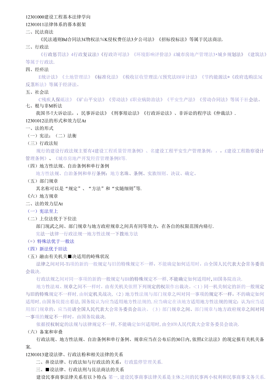 《建设工程法规及相关知识》考试要点整理.docx_第1页