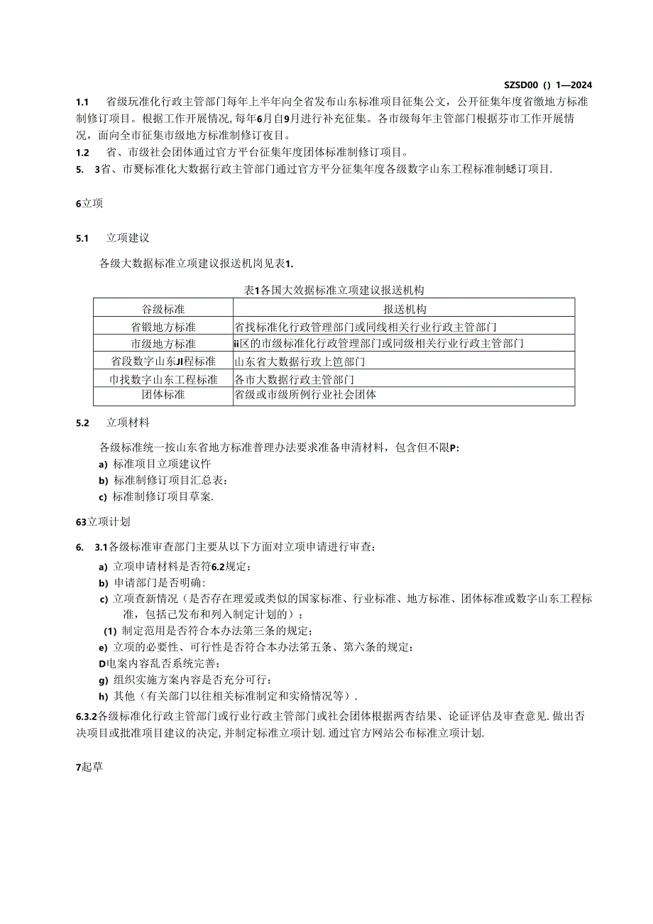 SZSD 0001—2024山东省大数据标准制修订工作指南.docx_第2页