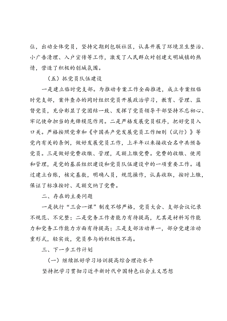 (五篇)市区2024年上半年党建工作总结材料.docx_第3页