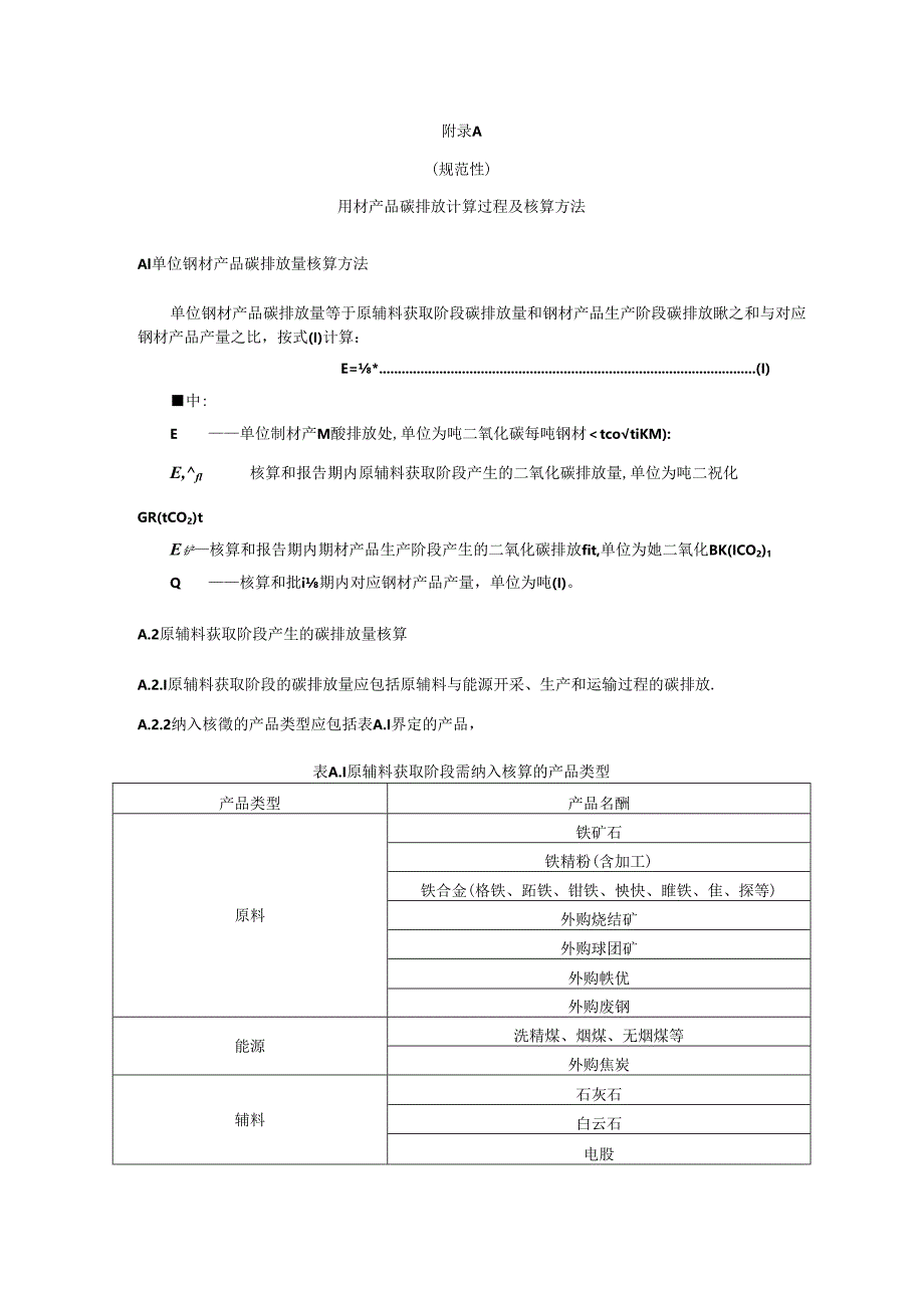 钢材产品碳排放计算过程及计算方法、相关参数推荐值.docx_第1页