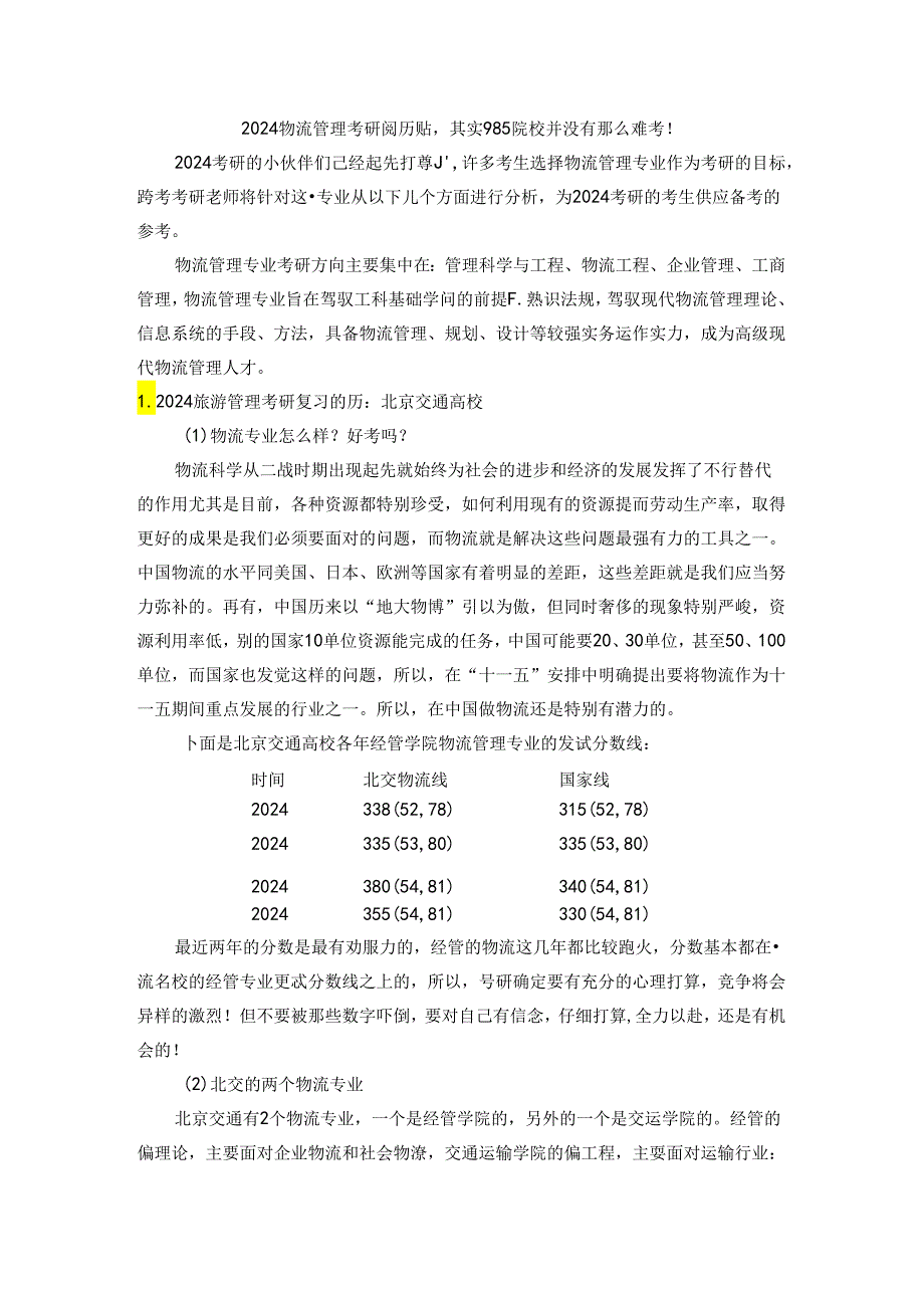 2024物流管理考研经验贴-考研人要看的复习成功经验.docx_第1页