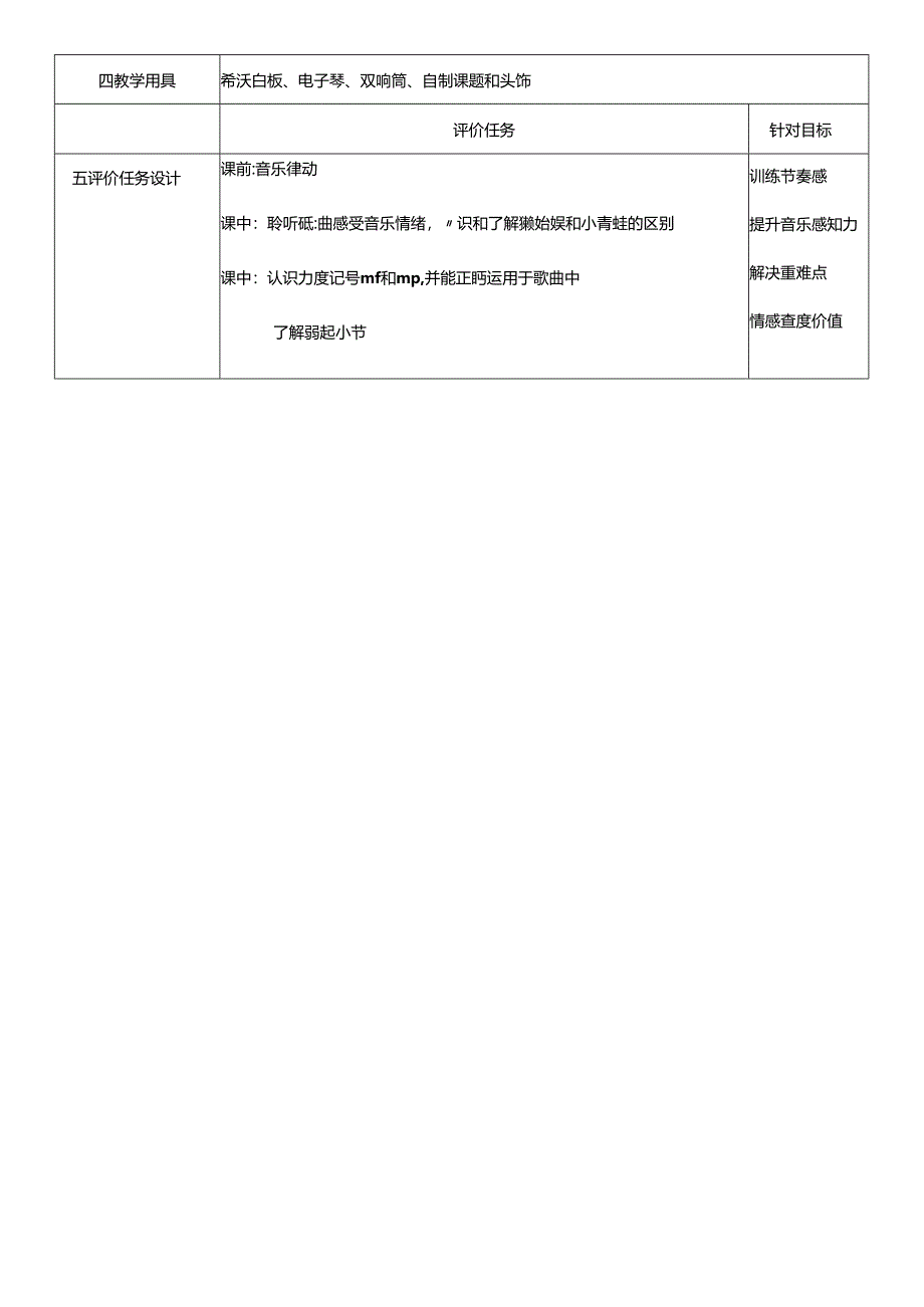 人音版音乐（五线谱） 四年级下册 第三课 水乡癞蛤蟆和小青蛙教学设计.docx_第2页