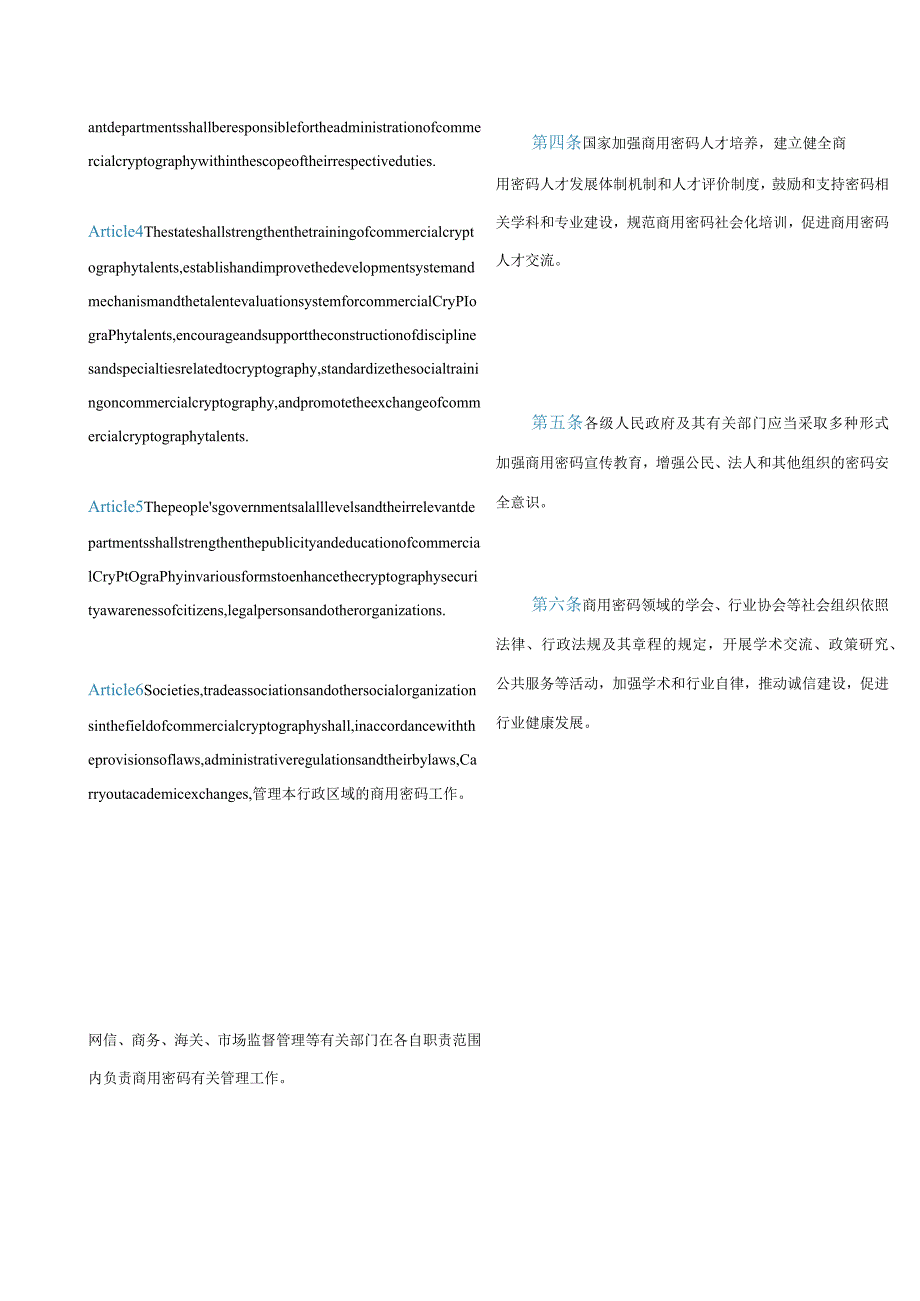 中英对照商用密码管理条例(2023修订).docx_第3页