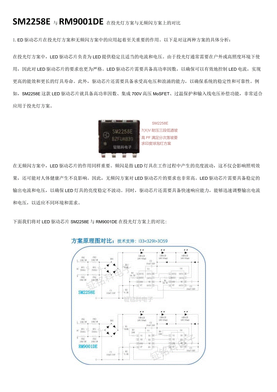 SM2258E与RM9001DE在投光灯方案与无频闪方案上的对比.docx_第1页