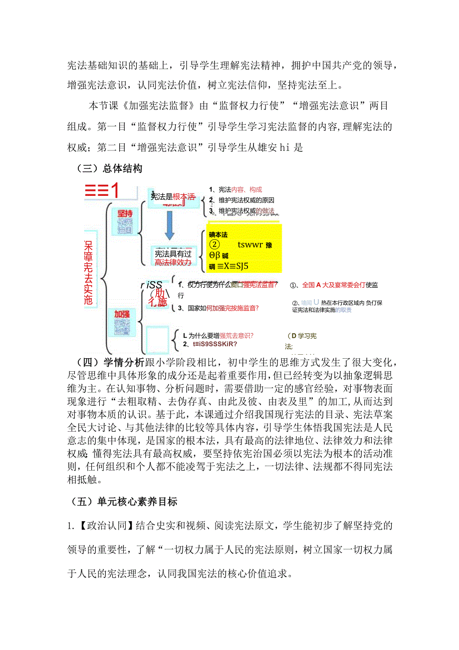 加强宪法监督大单元教学设计统编版道德与法治八年级下册.docx_第2页