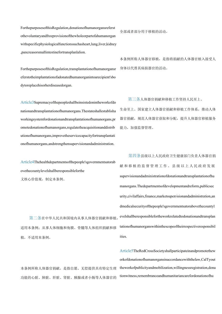 中英对照2023人体器官捐献和移植条例.docx_第2页