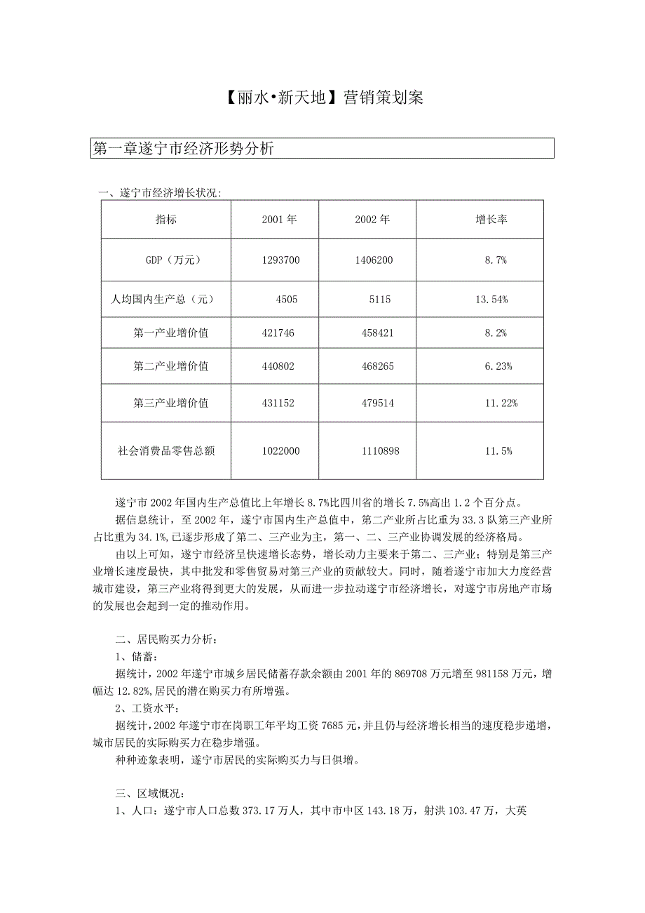 丽水新天地营销策划案.docx_第1页