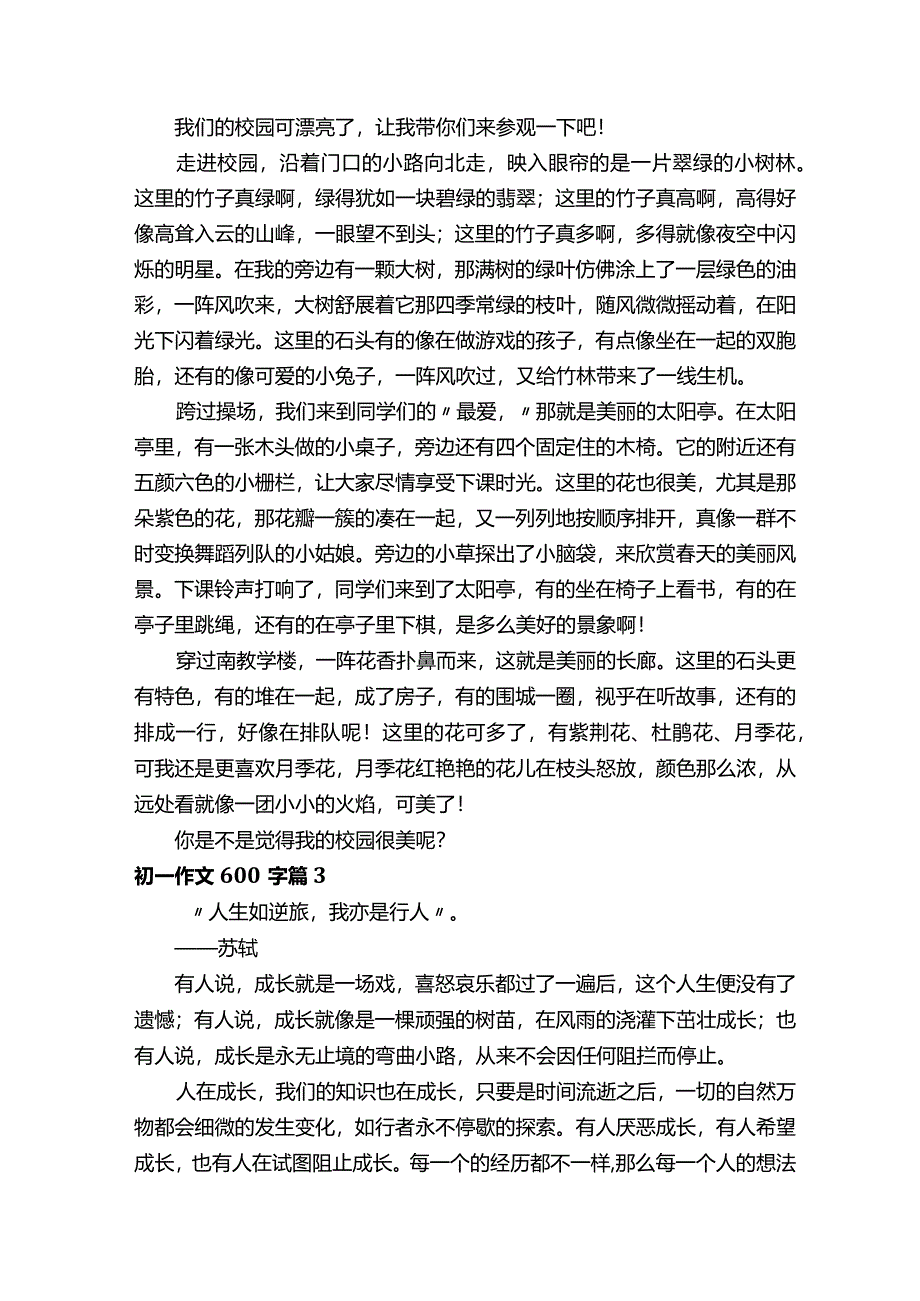 初一作文范文600字（精选30篇）.docx_第2页