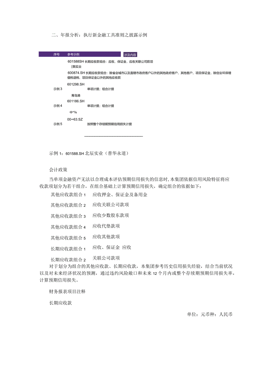 致同研究之年报分析A+H股上市公司执行新金融工具准则（17）—长期应收款坏账准备计提披露示例.docx_第2页