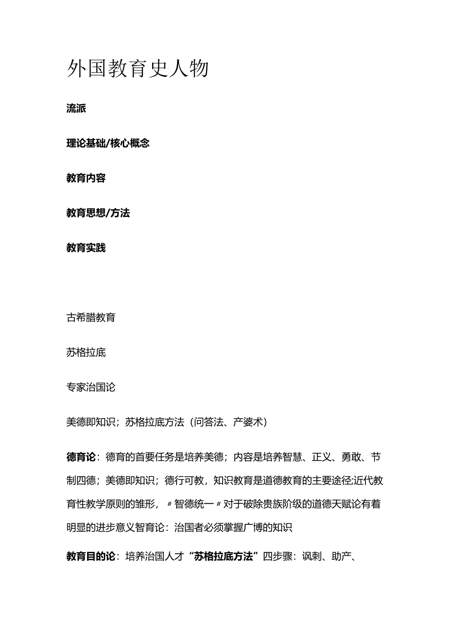 外国教育史人物.docx_第1页