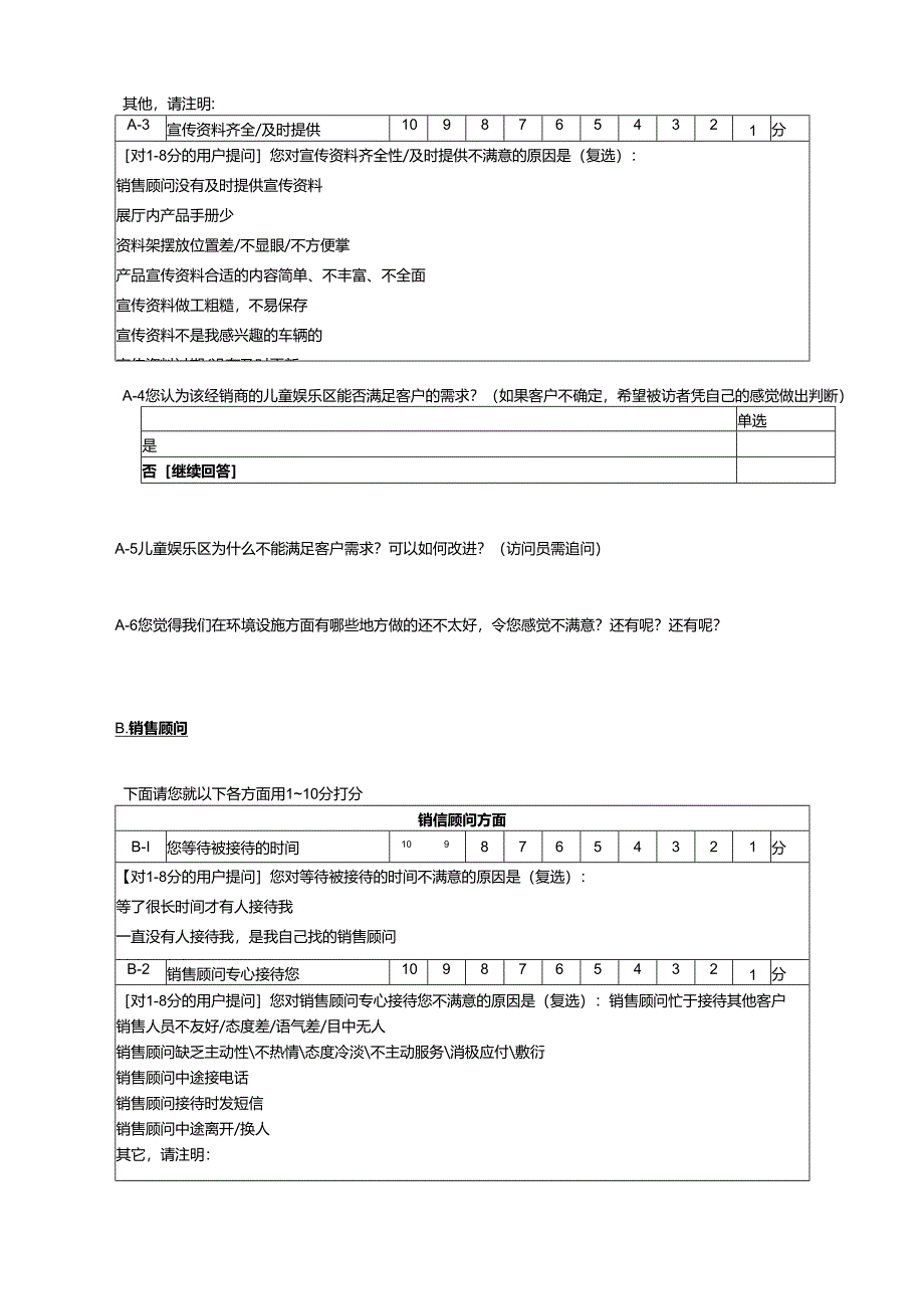 X汽车马自达年度销售满意度调查问卷.docx_第2页