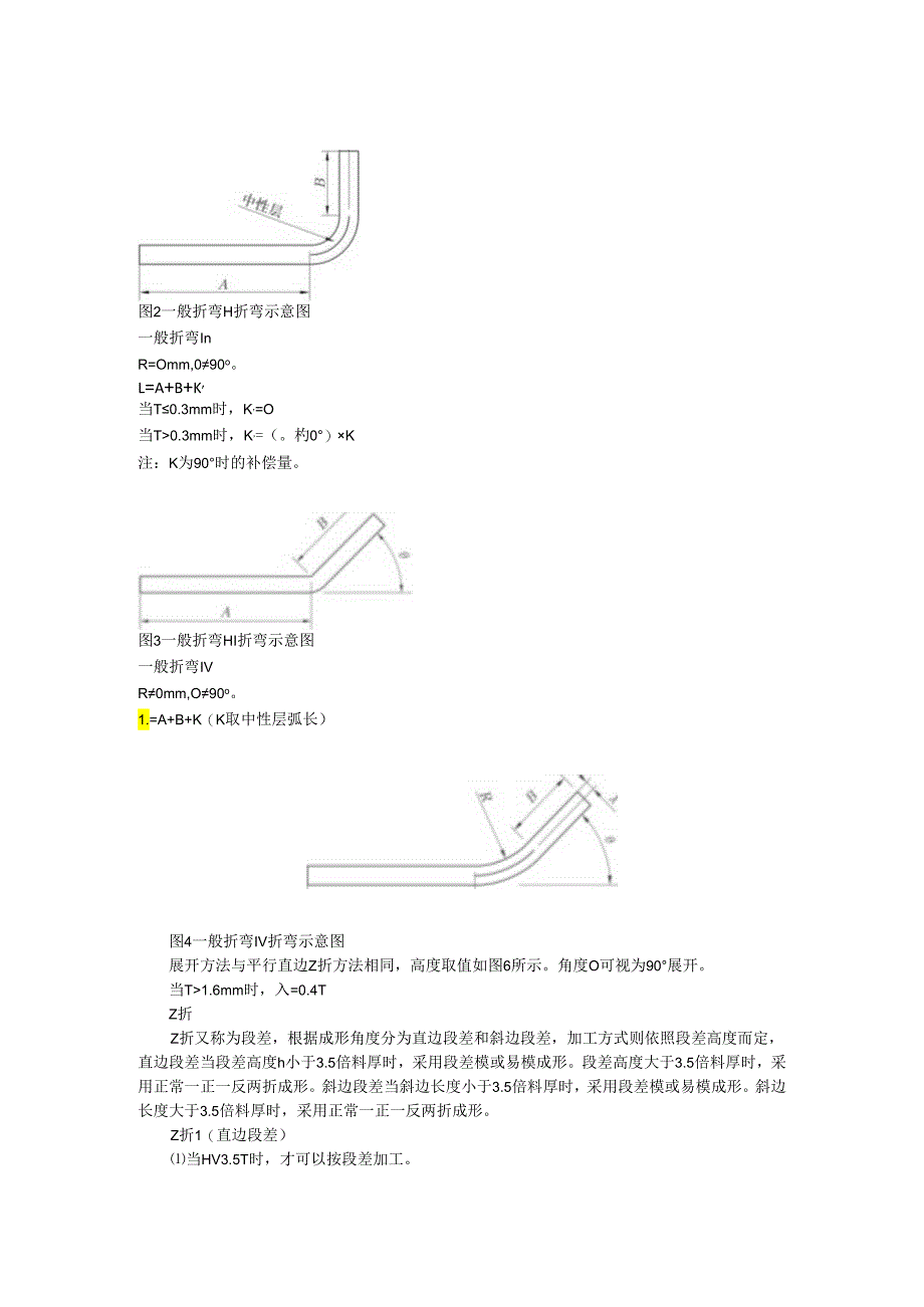 钣金展开系数计算标准与钣金展开计算原理及工艺处理方法.docx_第2页