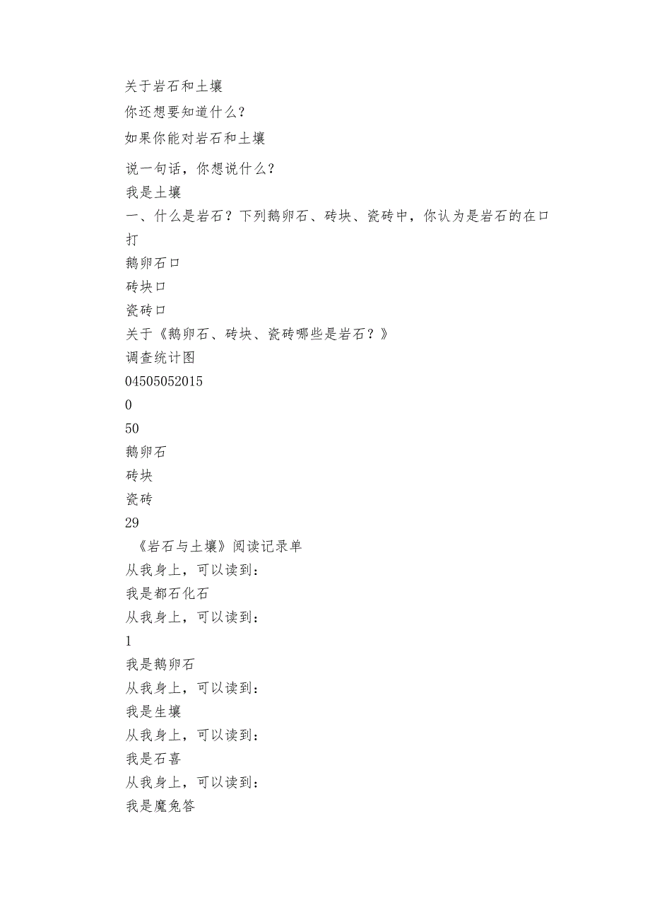 教科版（2017秋） 四年级下册3-1《岩石和土壤的故事》（课件9ppt+素材）.docx_第2页