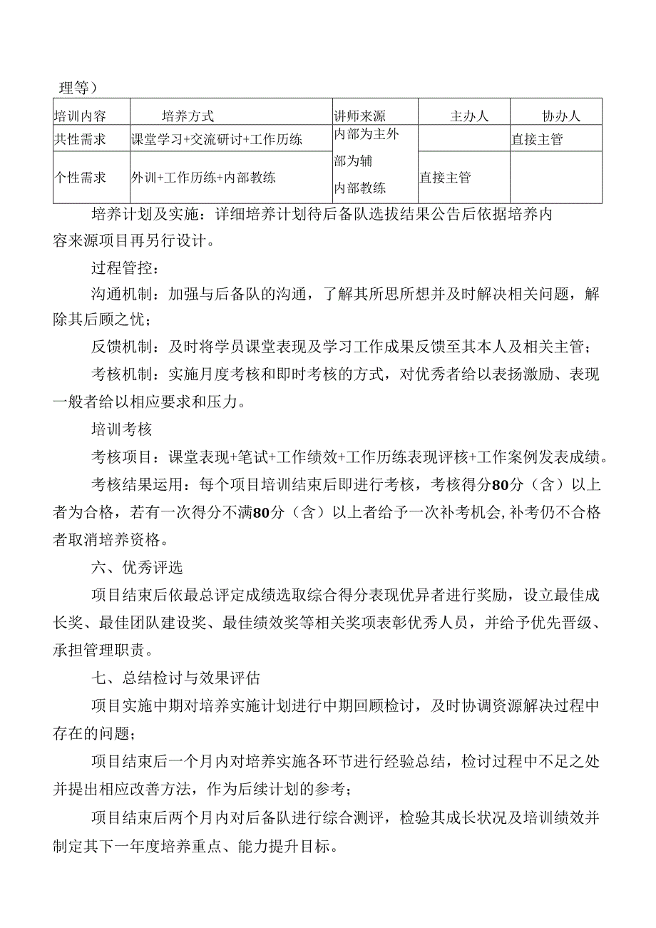 公司储备型人才的培训方案.docx_第3页