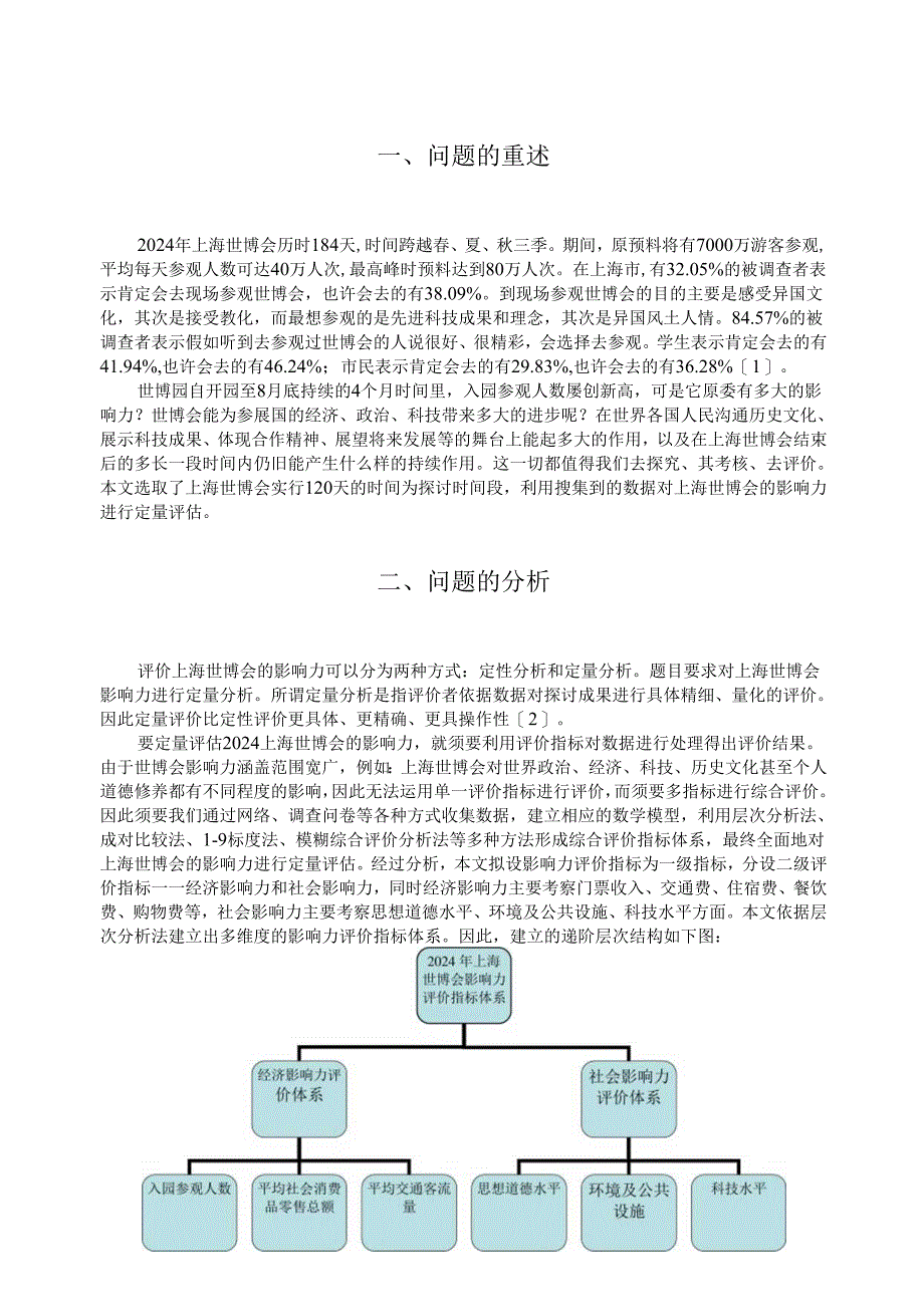 定量综合评价2024上海世博会的影响力.docx_第2页