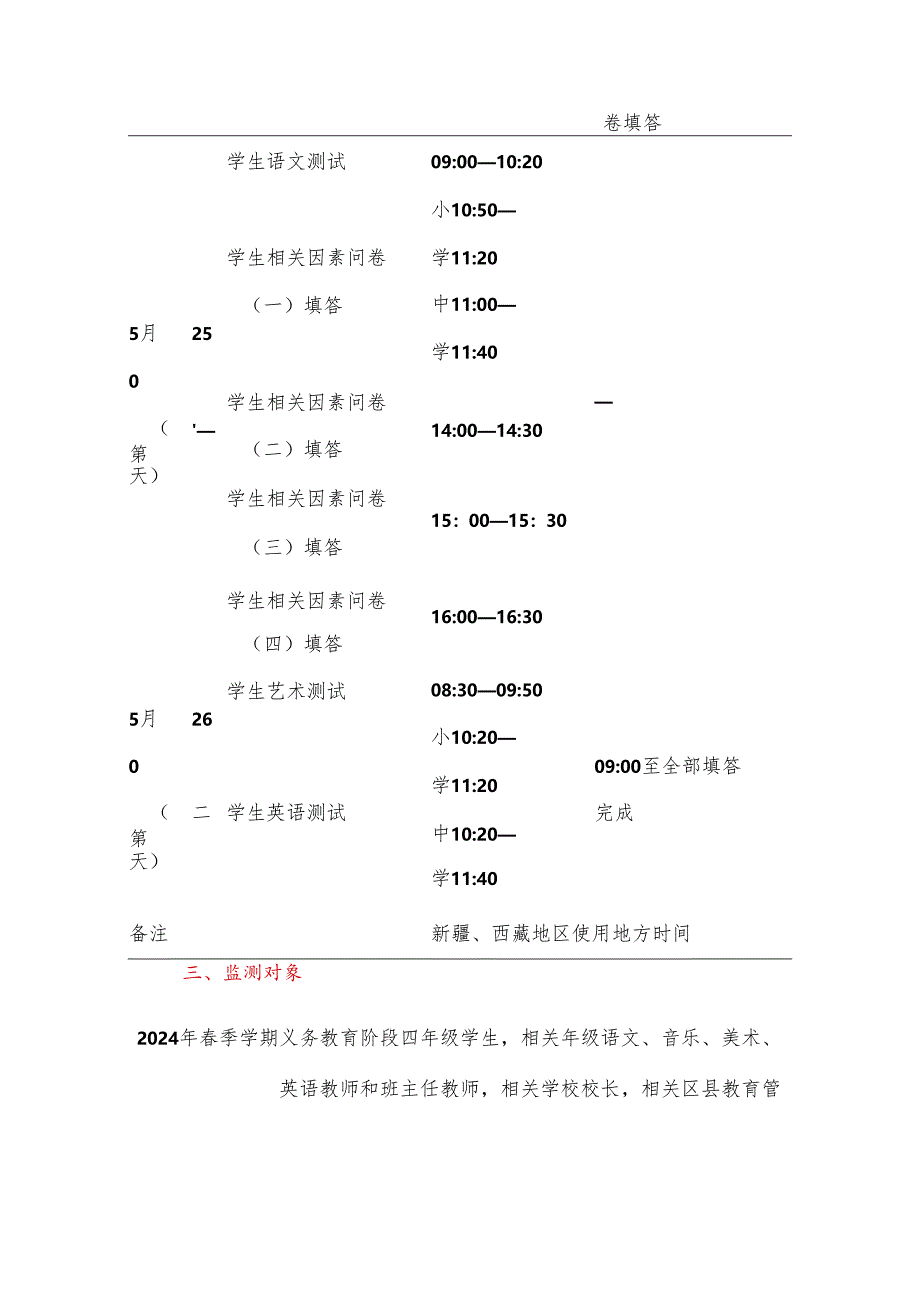 2024年学校开展国家义务教育质量监测实施工作方案及整改方案（合集）.docx_第3页