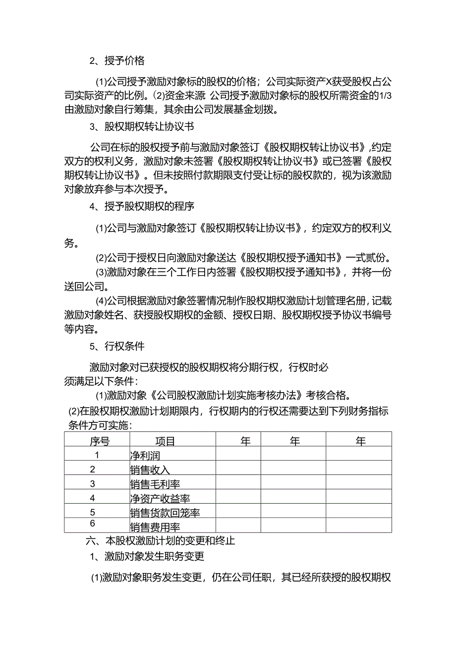 股权激励协议书模板-5套.docx_第3页