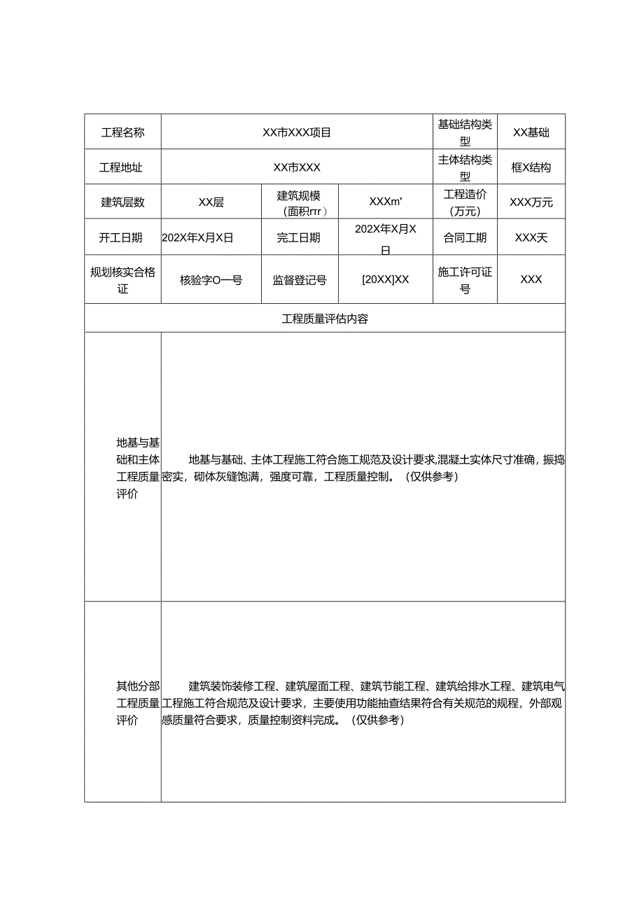 监理单位工程质量评估报告（样本）.docx_第3页